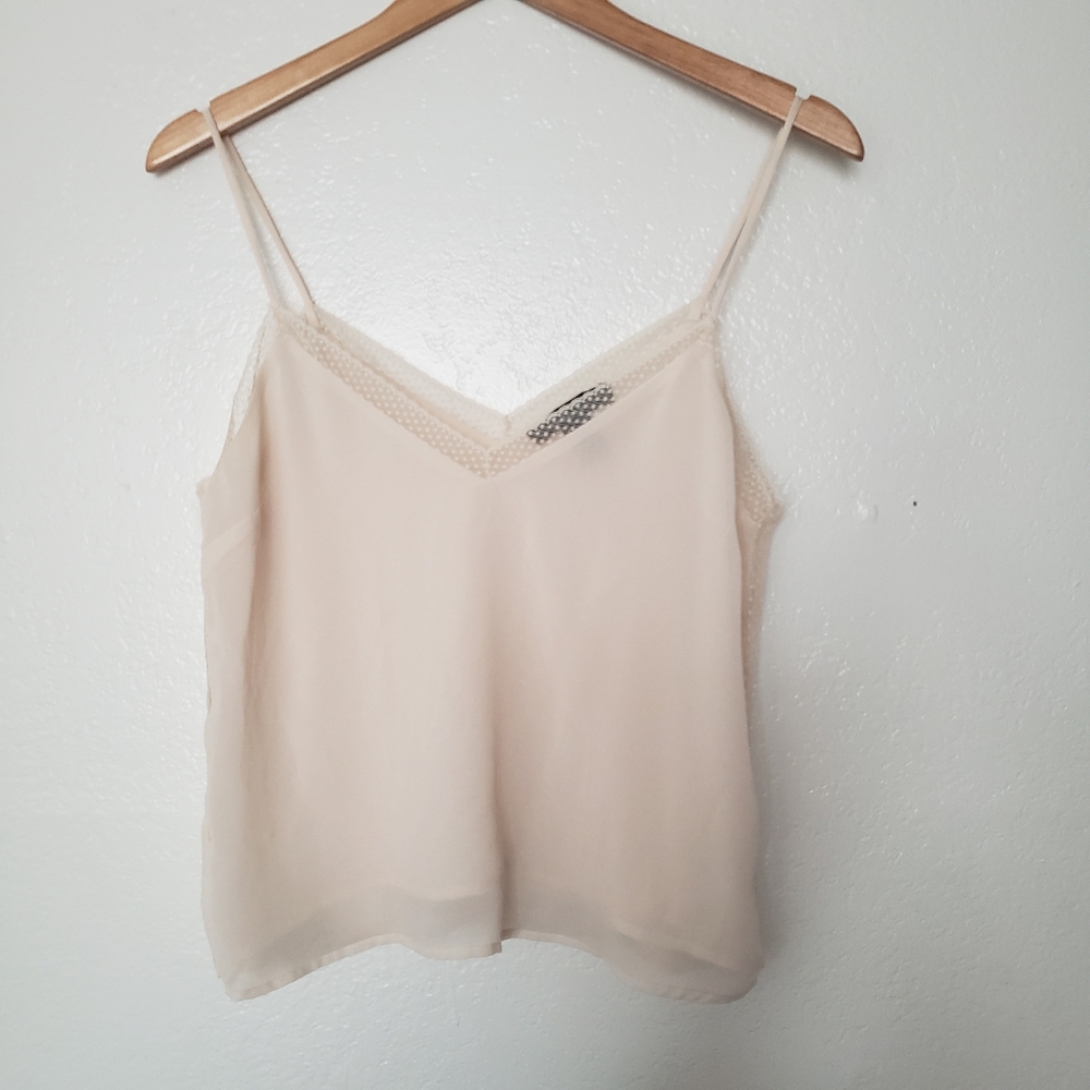 Lace trim tank